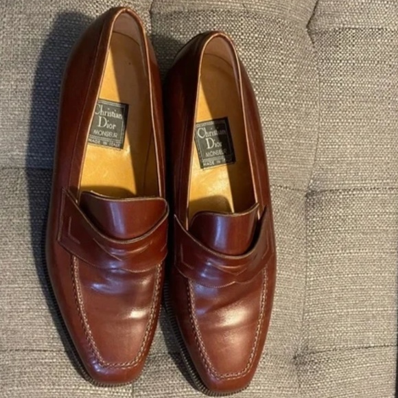 Dior Other - New christian Dior leather loafers shoes vintage 6 Men / 9 women